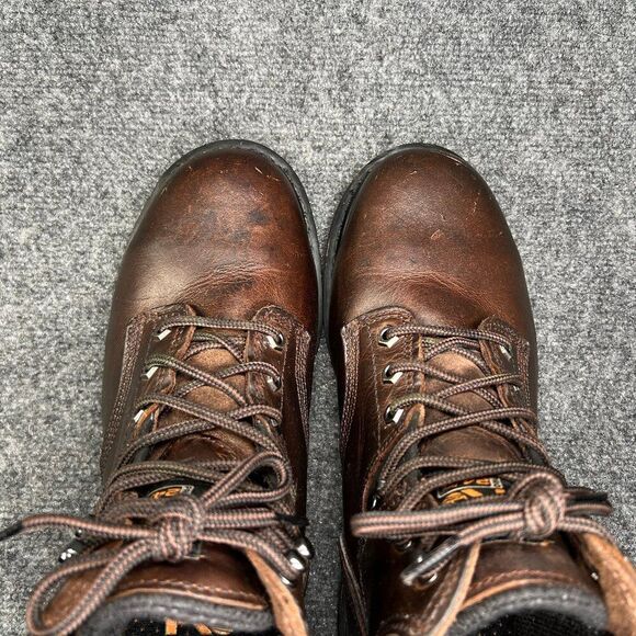 Timerland Pro Pit Boss 6" Steel Toe Work Boots Mens Size 8.5 Brown Leathe Safety - Picture 12 of 15